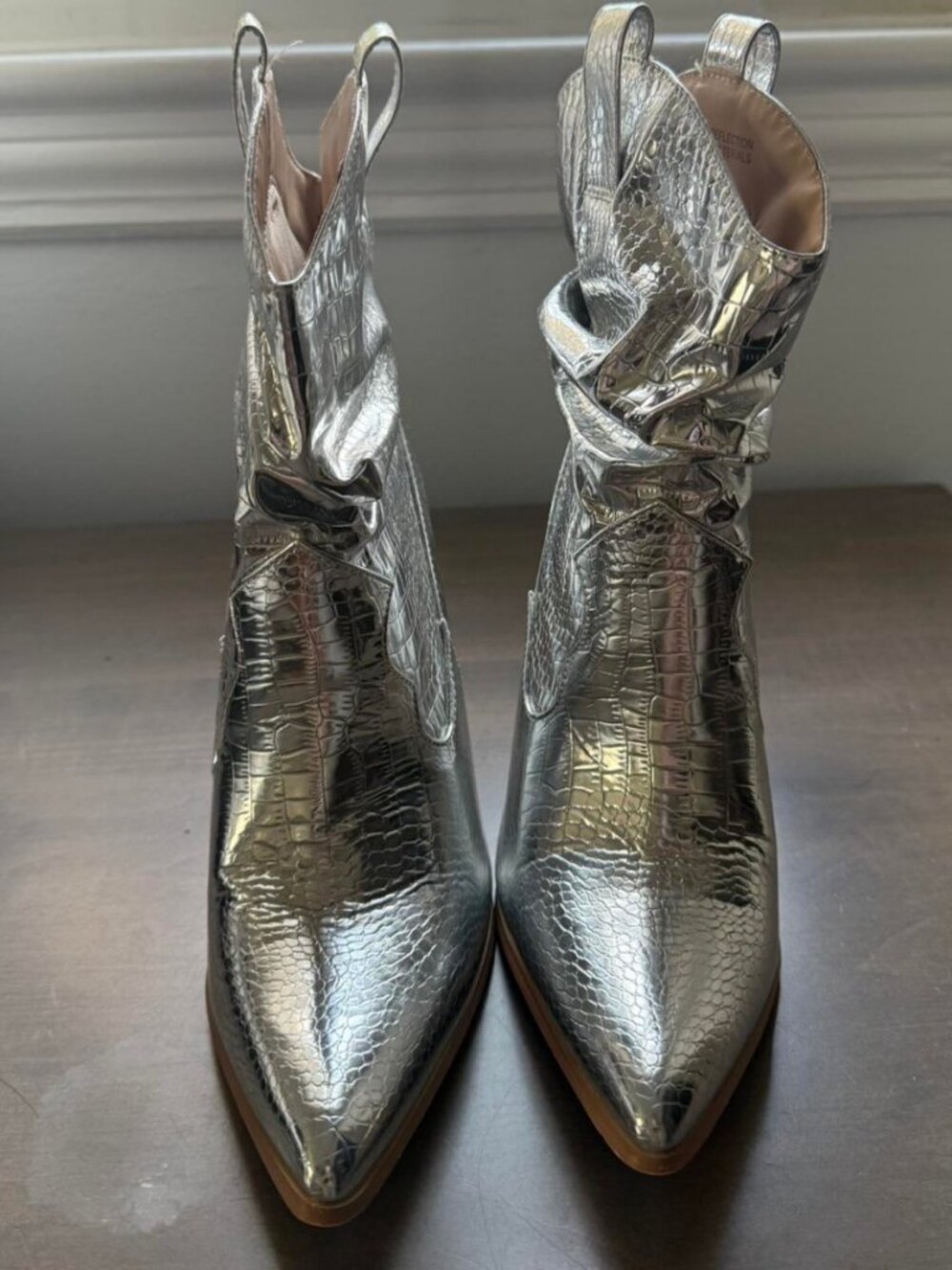 Women's Silver Boots